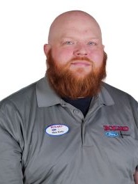 Service Technician Matthew Kirks in Service at Bozard Ford